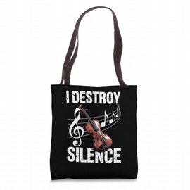 Cool Violin Art For Men Women Violinist Violin Player Violin Tote Bag