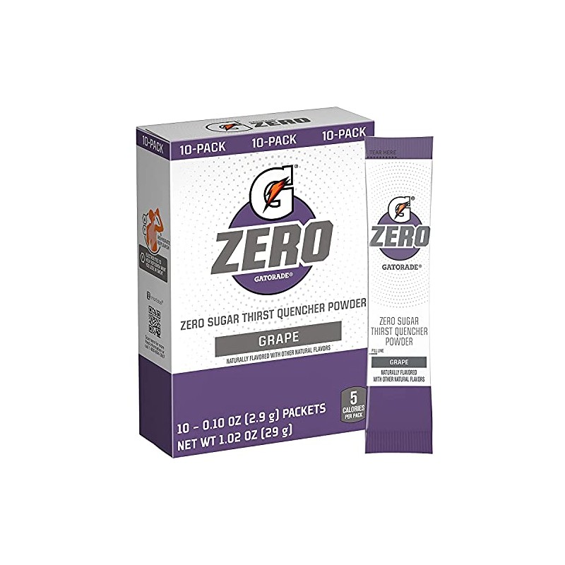 The Gatorade Company, Gatorade G Zero, Sugar Free Powder Sticks,