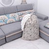 SANFERGE - Bolsa de lavandería extragrande con cordón y asa,