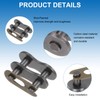 sourcing map 8Pcs 10B-1 Roller Chain Connecting Links 15.875mm Pitch