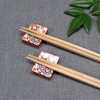 Chopsticks Rest Stylish Kutani Ware Pair Chopsticks Rest Set, Temari