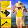KUUQA 2 Pcs Yellow Drawstring Backpack Drawstring Bag Bulk Sports