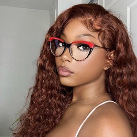 VOOGLAM Cat Eye Reading Glasses For Women Anti Blue Light UV Eyestrain Readers Eyewear Trudie GOP153479-03 1.5X Strength