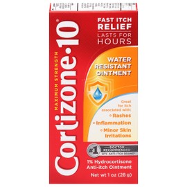 Cortizone-10, pomada antipicazón resistente al agua, 1 onza