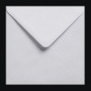 25 White 100gms Square GUMMED ENVELOPES 155mm x 155mm (6'' x 6'')