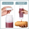 4 Pcs 16oz Inverted Plastic Condiment Squeeze Bottles Upside Down