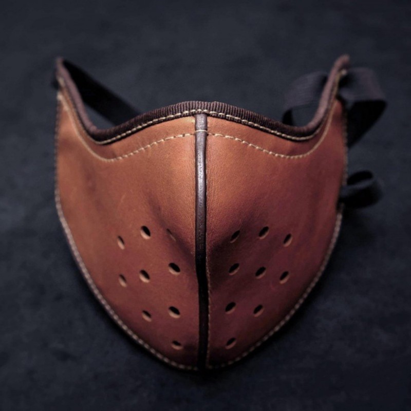 CIWS Motorcycle Face Mask Touring PU Leather American Jet Airsoft