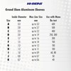 HI-SEAS Grand Slam Aluminum Sleeves, 0.7 mm Inside Diameter, use