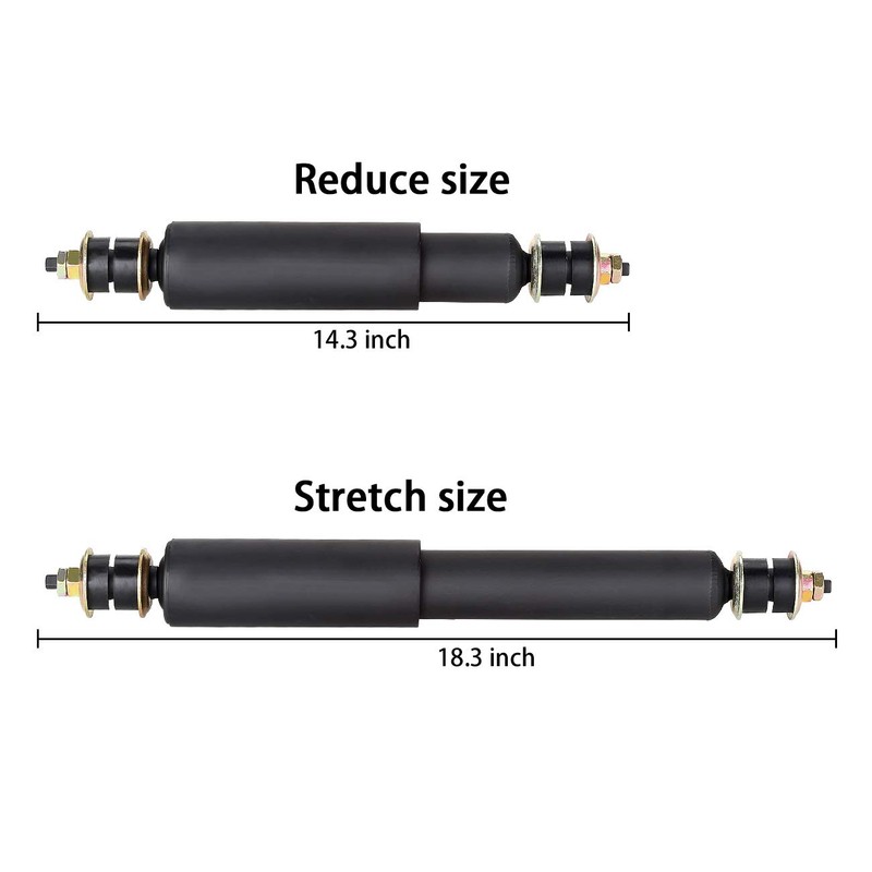 10L0L Upgraded Golf Cart Front Rear Shock Absorber for EZGO