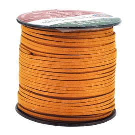 Mandala Crafts - Cordones de gamuza sintética - Cuerdas de piel vegano de 2,65 mm para hacer joyas y atrapasueños