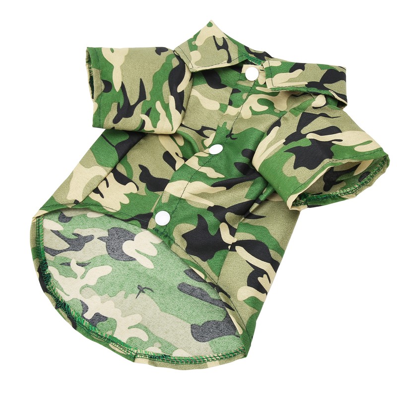 Dog Shirts Summer Stylish Camouflage Breathable Cool Pet Summer T