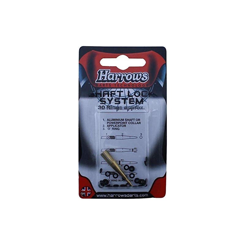 Harrows Shaft Lock System with O-Rings, Gold