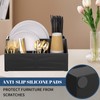 Paper Plate Dispenser,for Countertop,Paper Plate Holder for Kitchen Counter,Wood Rustic