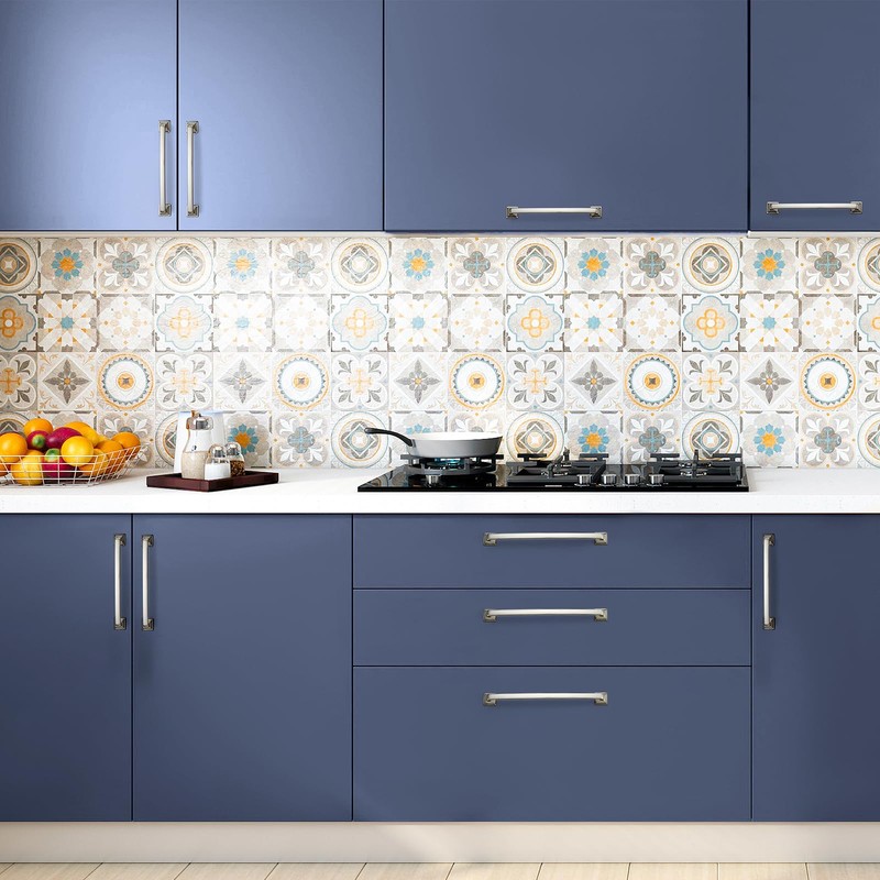 Ravinte 30 Pack Solid 6-1/4" Square Foot Arch Pulls Kitchen