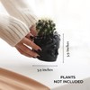 DOMIVKA Small Head Planter - Ceramic Face Planter Pots for