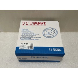 System Sensor PC2W-SP Fire Alarm Horn Strobe Spanish Selectable Output