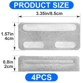 VARMDUKKE 4pcs Soft Nasal Cannula Ear Cushions, Breathable Oxygen Covers Tubing Ear Pads, Oxygen Ear Protectors Comfort Cannula Wrap for Oxygen Users, Eyeglasses Pain Relieve - Grey