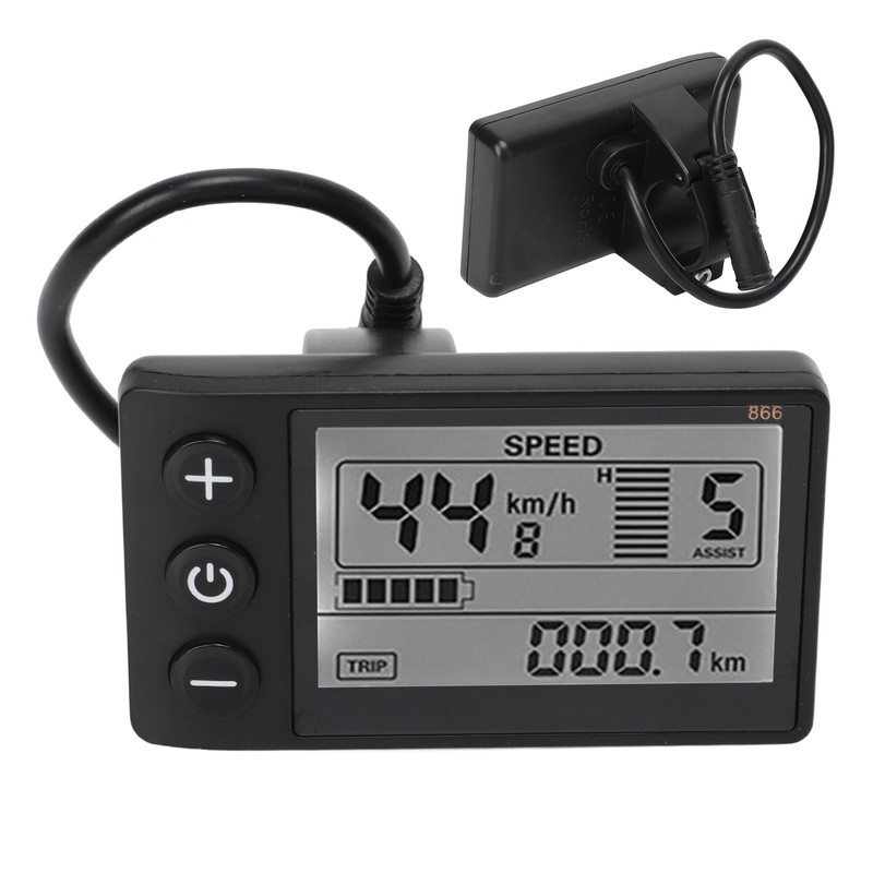 Electric Bicycle LCD Display Meter 24 36 48 52 60V