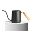 Black Stainless Steel Long Spout Drip Kettle Gooseneck Pour Over