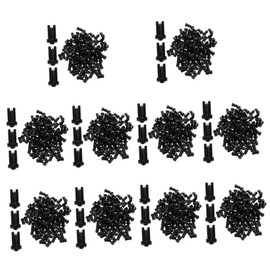 Baluue 10sets Professional Lash Kit Glue Bottle Blocking Needles Eyelash Glue Replacement Head 100pcs*10