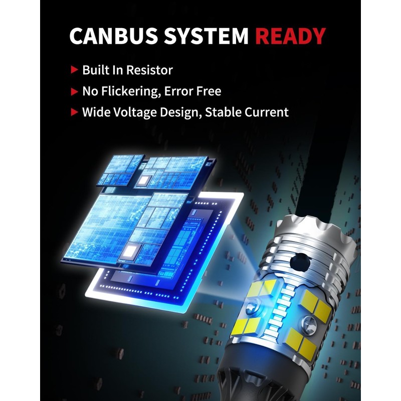 LASFIT 921 LED Reverse Backup Light Bulbs Fit for 2015-2021