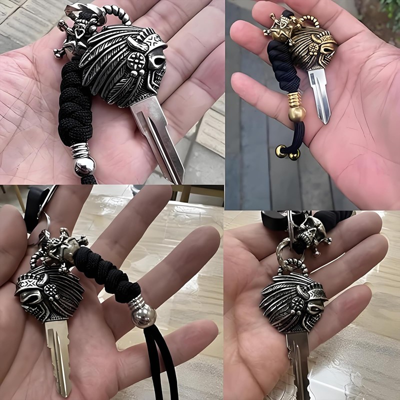 XIDAODIT Motorcycle Uncut Blade Blank Key Embryo For Indian Scout