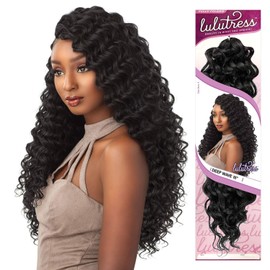 MULTI PACK DEALS! Sensationnel Synthetic Hair Crochet Braids Lulutress Deep Wave 18" (4-PACK, T1B/30)