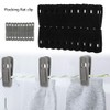 20 PCS Velvet Hanger Clips Strong Finger Flocked Laundry Pegs