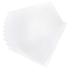 10Pcs Heat Shrink Plastic Sheet Kit, Shrinky Art Film Paper Printable Shrink Plastic Sheets Shrinkable Hand Making Tool for Adults Kids Creative Craft School Project 20×29cm
