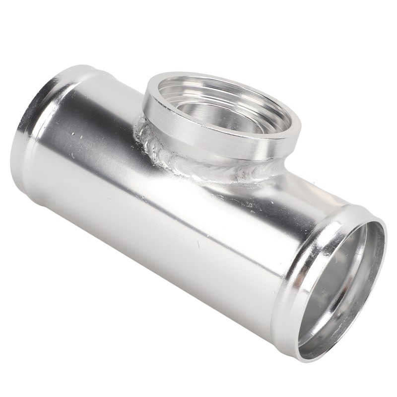 2.5in Blow Off Valve Flange Aluminum Alloy Silver Rustproof Universal