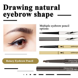 3 Different Eyebrow Pencils,Creates Natural Looking Brows Easily And Lastes All Day,3-in-1:Eyebrow Pencil *3;Black #-0803096