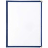 Winco Double Fold Menu Cover, 12-Inch x 9.5-Inch, Blue