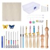 Qivine 35 Piece Punch Needle Set, Embroidery Punch Needle Tool