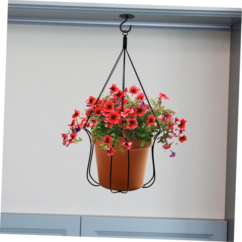 Totority 1set Ceiling Hooks for Hanging Plants Wall Mount Hangers