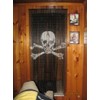ABeadedCurtain 125 String Pirate Flag Jolly Roger Beaded Curtain Handmade