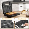 Sunvivi 3 in 1 Electric Sandwich Maker, Panini Press Grill