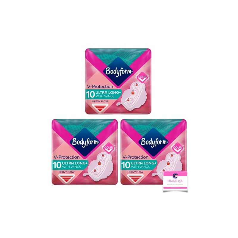 Bodyform Ultra Fit Super Winged Sanitary Towels 10 Pads -
