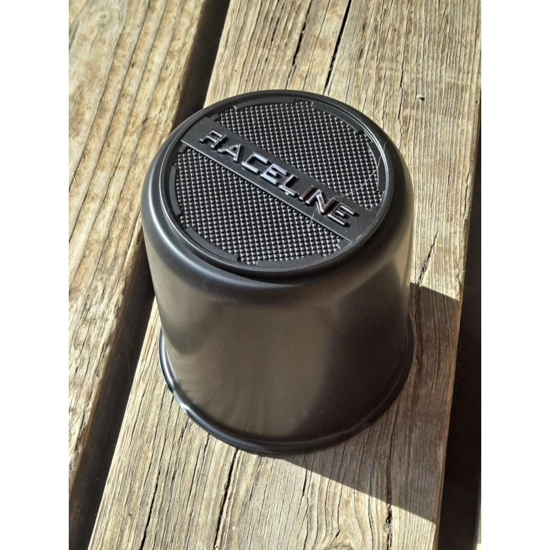 Raceline EZ LUBE BLACK CENTER CAP 4.25" (6 LUG 15/16")