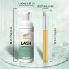 SVECKE Lash Shampoo Kit Eyelash Extension Cleanser, Eyelash Shampoo for