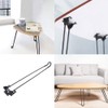ANTEISI Table Legs，20.4inch Hairpin Table Legs, Folding Hairpin Legs,DIY for