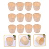 STOBAZA 16pcs Woven Basket Storage Basket Rustic Rattan Vase Flower
