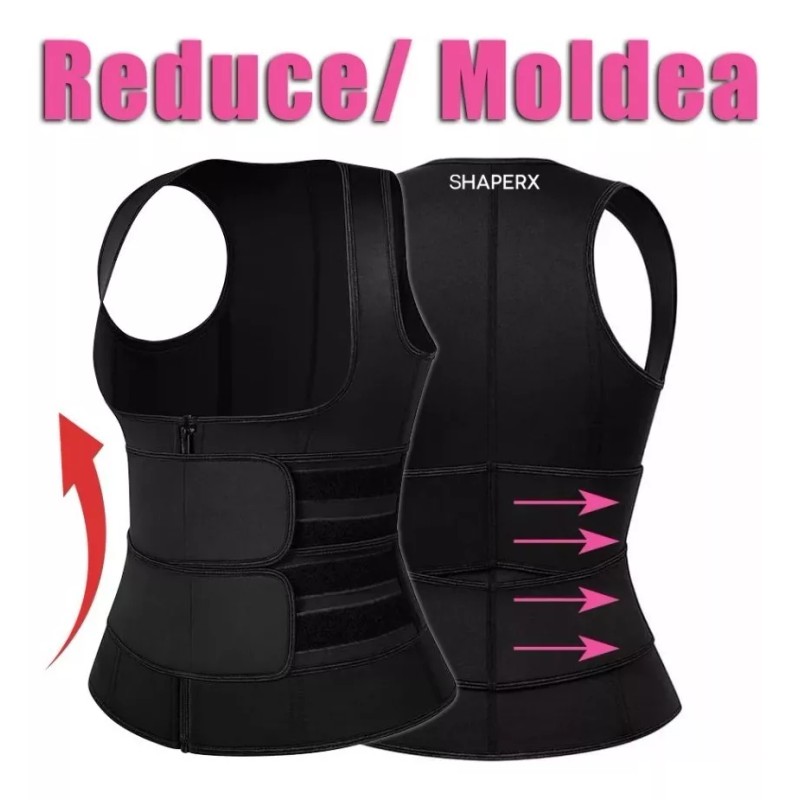 Shaperx Faja Reductora Deportiva Gym Chaleco Quema Grasa 607148 Gyk
