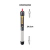 Hidom Aquarium Heater Quartz Glass Submersible Fish Tank - 75w