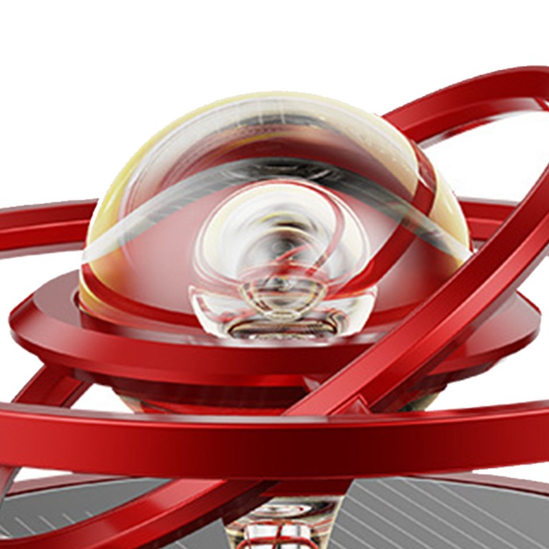 Car Aromatherapy Solar Energy Suspended Crystal Ball Rotating Car Aroma