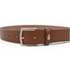 Lacoste LB82580 Men's Casual Belt, Cowhide Leather, dark brown