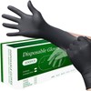 Guantes de Nitrilo Desechables 100 Piezas, Guantes de Nitrilo Para