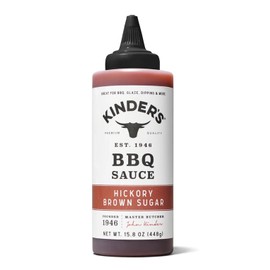 Kinders 🟡 New Kinder's Wing Hickory Brown Sugar BBQ Barbecue Sauce & Dip Bottle 15.8oz