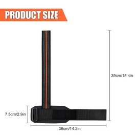 Triitech Weight Lifting Straps, Foam Padded Wrist Protector, Gym Power Training Wrist Straps for Powerlifting, Deadlifting, Bodybuilding, Gym Workout, Strength Training