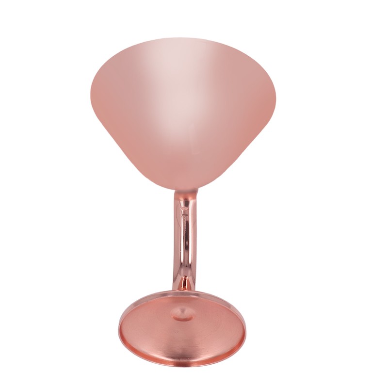 150ml Stainless Steel Martini Cocktail Glass Copper Plated Metal Wine