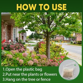 LAQDECDV Deer Repellent, Rabbit Repellent Outdoor, Bunny Repellents for Plant, Deer Repellant for Garden, Rabbits Deterrent for Yard, Keep Deer Away from Flowers/Trees-10P